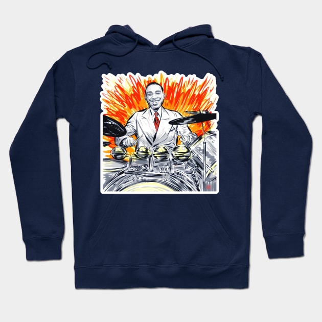 Chick Webb - An illustration by Paul Cemmick Hoodie by PLAYDIGITAL2020